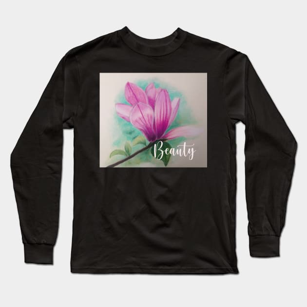 Magnolia Long Sleeve T-Shirt by rodrigom